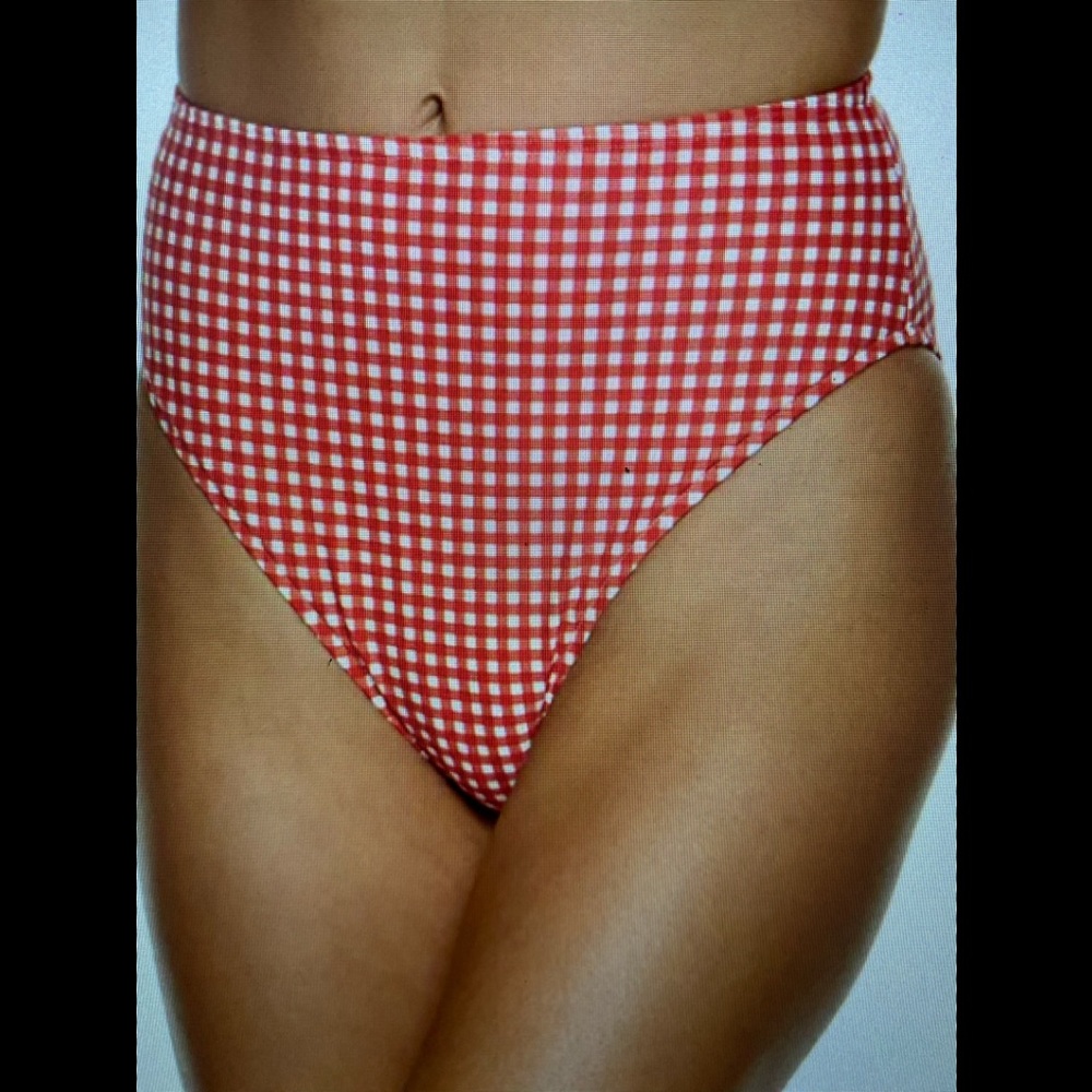 WeWoreWhat Red Gingham Bikini Bottom